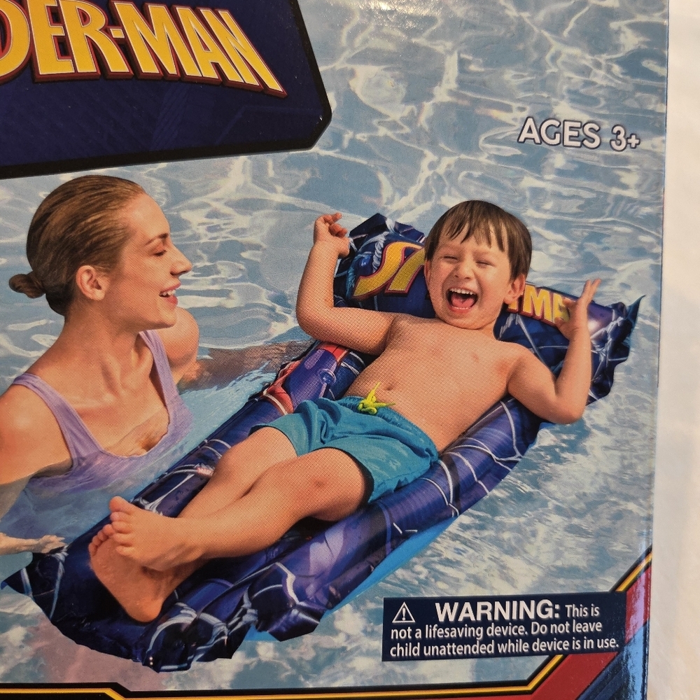 NIB Marvel Spider-Man Inflatable Swim Raft – Bestway Pool Float Ages 3+ - Picture 2 of 7